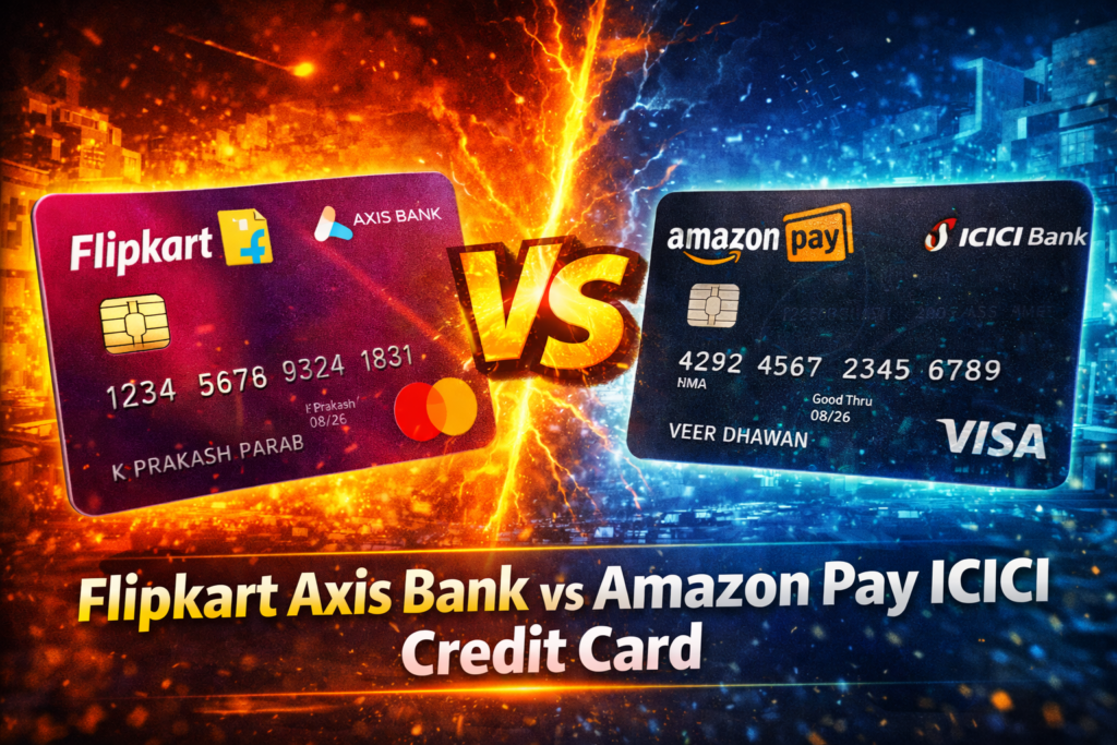 Flipkart Axis Bank vs Amazon Pay ICICI Credit Card